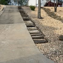 Wood to Concrete Stair Replacement — NWA photo 2
