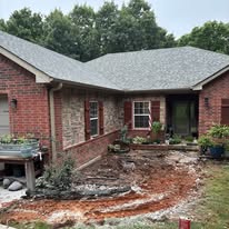Concrete Front Patio — NWA photo 2