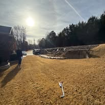 Failed Retaining Wall Replaced — NWA photo 2